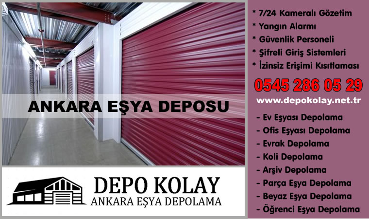 Yaşamkent Kiralık Eşya Deposu