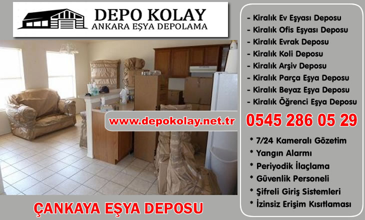 Çankaya Kiralık Eşya Deposu