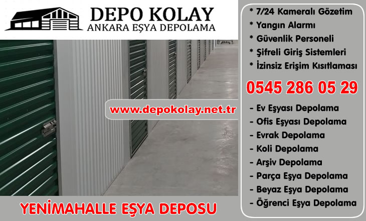 Yenimahalle Kiralık Deposu