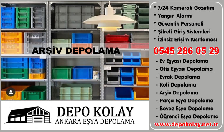 Arşiv Depolama Firması
